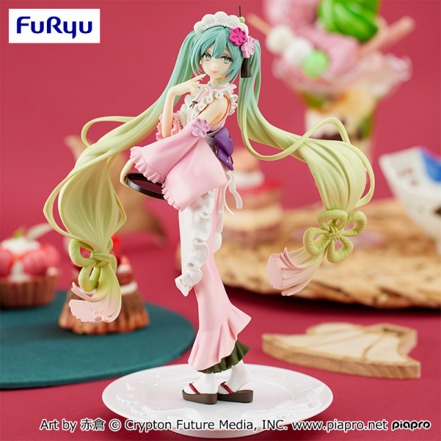 初音ミク Exc∞d Creative Figure 抹茶パフェ さくら - yanbunh.com