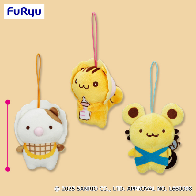 ポムポムプリン チームプリンよちよちマスコット プライズの商品