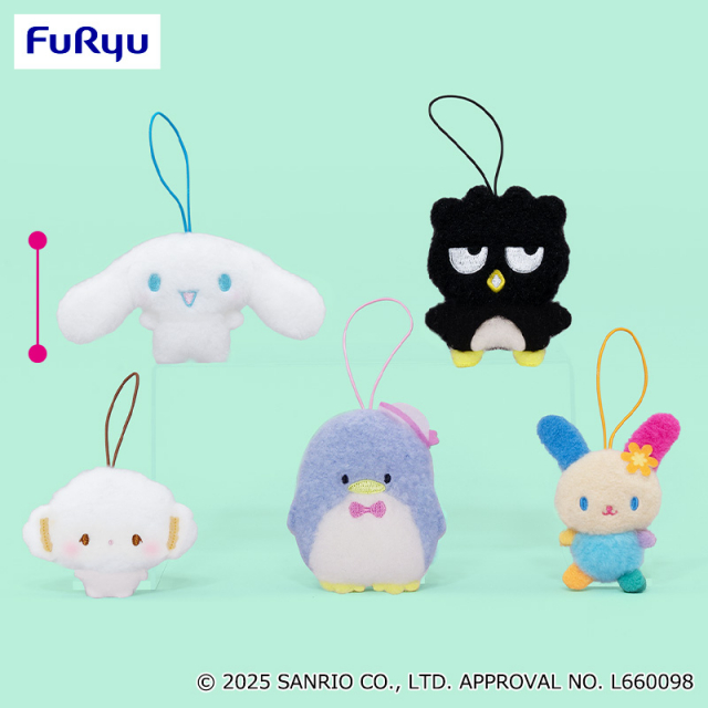 サンリオキャラクターズ ふわもこワッペンコレクション 8点セット サンリオキャラクターズ ふわもこワッペンこれくしょん