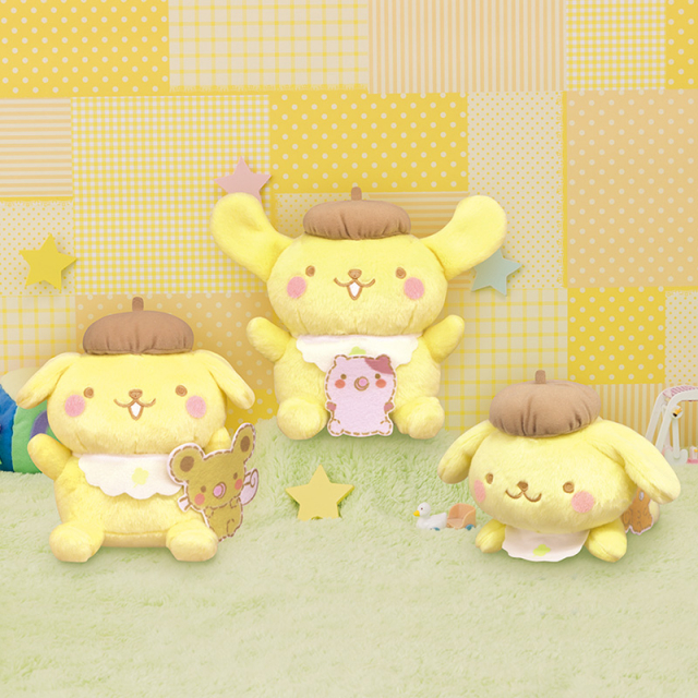 ポムポムプリン ふわふわ赤ちゃんプリンぬいぐるみ プライズの商品詳細 キャラ広場