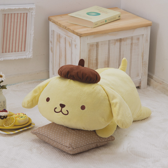 ポムポムプリン いっしょにねんね大きなbigぬいぐるみ ポムポムプリン プライズの商品詳細 キャラ広場