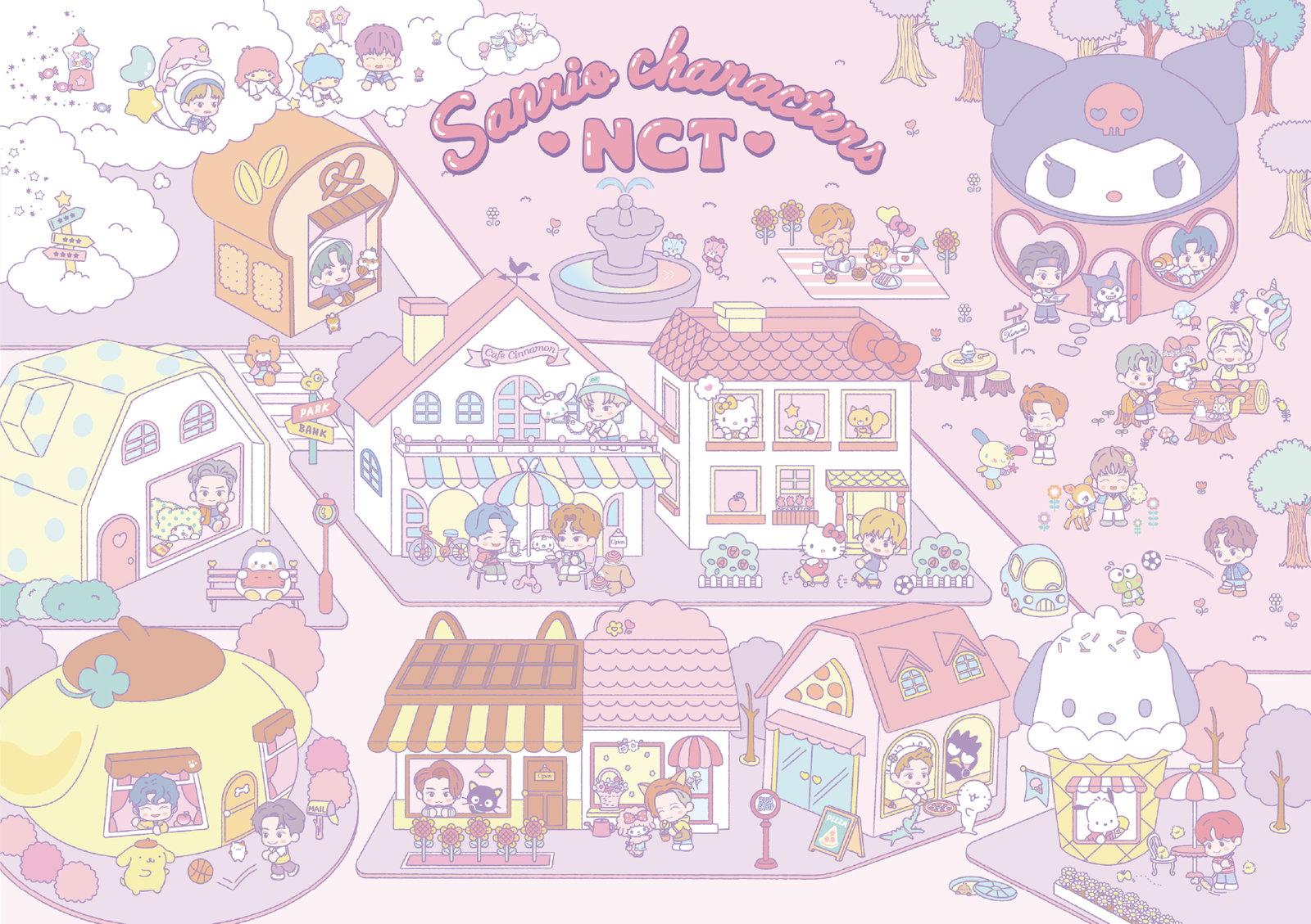 クリスマスファッション nct sanrio サンリオ RENJUN YANGYANG 指パペット