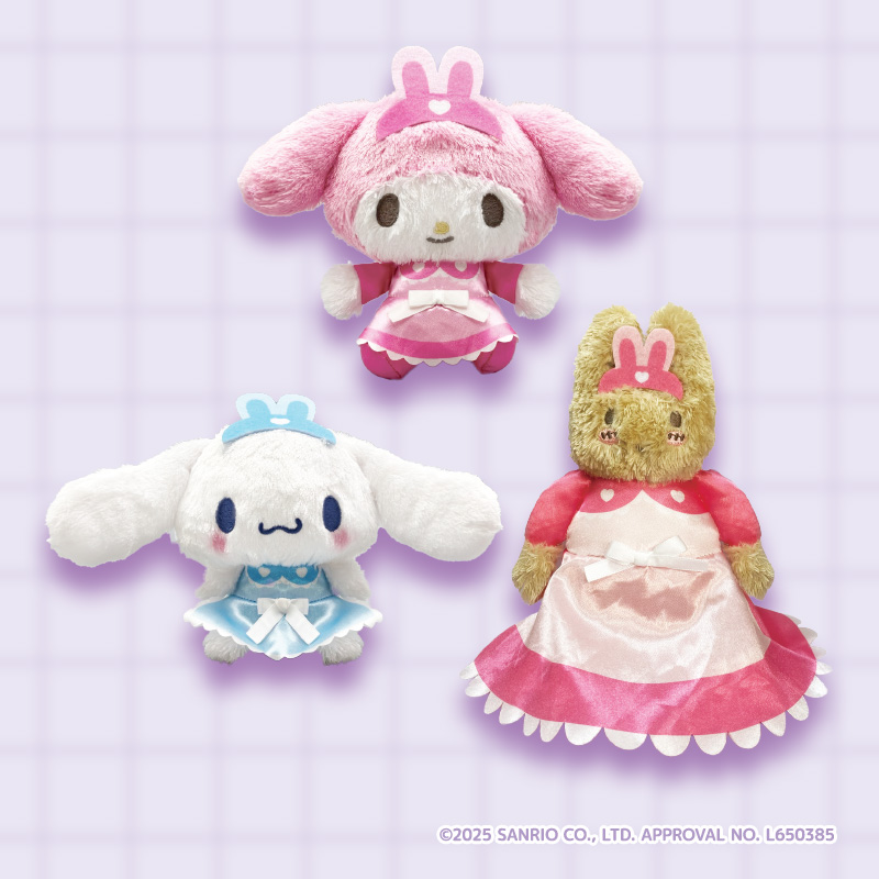 サンリオキャラクターズ うさみみナースぬいぐるみ （全3種